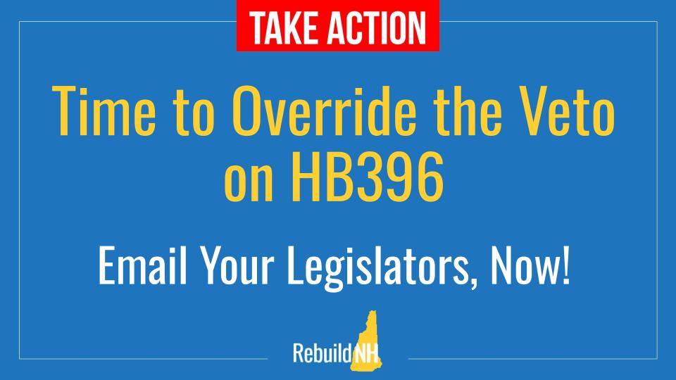 Override Veto on HB396